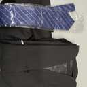 Men Suit 2 Piece Groomsmen Tuxedo Prom Blazer Slim Fit Suits Two Button Wedding Dress Jacket Pants Set with Tie XS