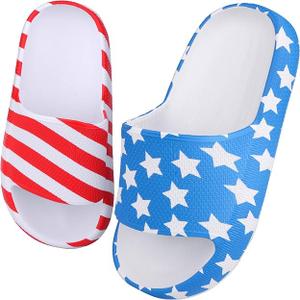 KOUECI Kids Cloud Slides Boys Girls Shower Slippers Slip on Slide Sandals Non-slip Summer Beach Pool Shoes 35