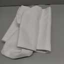 Dinning Table Runner Cloth 12 x 90 Inches Farmhouse Kitchen Coffee Burlap Table Runner Cloth for Holiday Party, Pure White