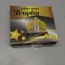 Bedwina Gold Trophy Award Mini Trophies Bulk - (Pack of 12) 6 Inch Tall Plastic Golden Statue Award, Party Themed Decorations, Winners or Appreciation Gifts Game Prizes for Adults & Kids