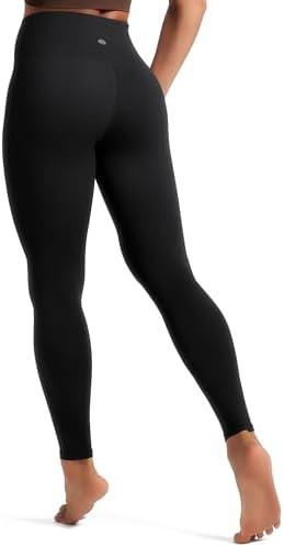 QUEENIEKE Ultra High Waisted Leggings for Women 27" - Compression Tummy Control Yoga Pants Gym Active Tight. L