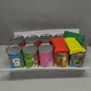 Luau Party Games Tiki Can Toss Game Bean Bag Toss with 10 Tin Cans and 3 Bean Bag for Summer Luau Family Birthday Tropical Hawaii Aloha Indoors Outdoors Activities Party Supplies