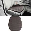 Zpana Gel Car Seat Cushion, Non-Slip & Comfortable Automotive Chair Protector Pad for Driving, Breathable Vehicle Interior Mat Cover Accessories, Universal for SUV Sedan Truck (Coffee)