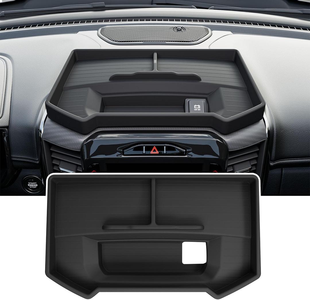 12 Inches and 14.4 Inches Screen Dashboard Storage Organizer Compatible with 2019-2026 Dodge RAM 1500 Dashboard Storage Tray Replacement for 2019-2026 Dodge RAM 1500 Accessories