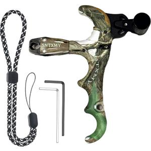 Bow Release for Compound Bow 360° Rotatable Thumb Release for Compound Bow Archery Trigger Release (CAMO)