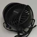 Gaiatop Desk Fan, 5-Inch Portable Electric Table Desktop Air Circulator Fans, Small but Powerful with 3 Speed 360 Adjustable Tilt for Cooling Home Dorm Office Bedroom Bathroom Kitchen, Black