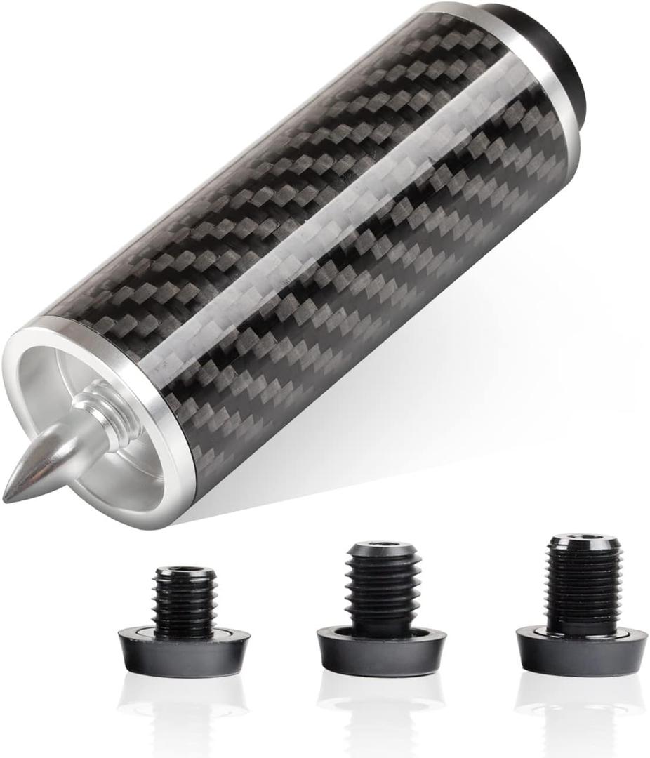 KONLLEN Pool Cue Extension 2'' 3'' 4'' 6'' 8'' 12'' Carbon Fiber Billiard Cue Extension Billiard Accessories for Pool Sticks