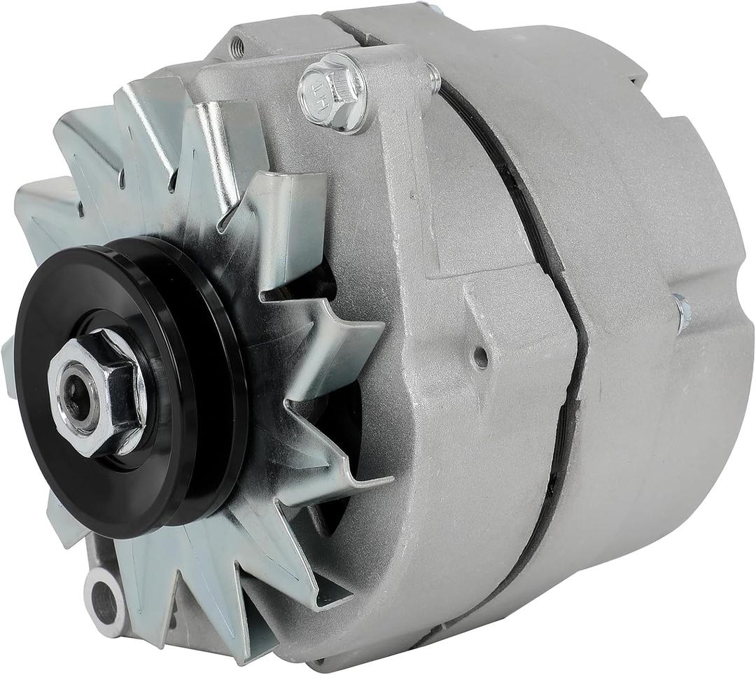 1 Wire GM Alternator SCITOO New Self-exciting Alternator Fit for Chevy High Output 12V 105Amp 10SI SBC BBC GM Replace #ADR0335 7127-SE105 400-12340 ADR0151 20-102-7