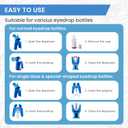 Remedic Eye Drop Guide with Silicone Adapter Reusable Tool for Clean, Precise Eye Drop Application Easy to Use Eye Drop Helper for Seniors, Caregivers & Family Fits Most Eye Drop Bottles