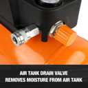 FORNAX 3 Gallon Portable Air Compressor, 110 PSI Hot Dog Air Compressor, Oil Free