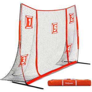 GoSports Strike Net Soccer Training Goal - 12 x 8 ft or 18 x 8 ft - Shooting Net Trainer for All Skill Levels