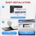 4mm EVA Foam License Plate Anti-Rattle Pads, Noise Reduction & Paint Protection Self-Adhesive Car Plate Cushion Pad, Universal Fit for Car Truck SUV