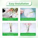 Flower Frog, Frogs for Arrangements Supplies, Floral Ikebana Stem Holder, Stem Pin Holders, Clear Plastic Ikebana Bowl (8pcs)