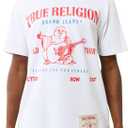 True Religion Men's Short Sleeve SRS Graphic Tee - Casual Crew Neck T-Shirt (3X-Large)