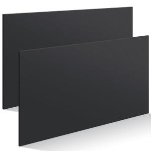 Sasylvia 2 Pcs HDPE Sheet 1/2" Thick, 12'' X 24'' Black HDPE Plastic Sheet Flexible High Density Polyethylene Board Solid Plastic Block for DIY Projects for Machining Home Sasylvia 2 Pcs HDPE Sheet 1/2" Thick, 12'' X 24'' Black HDPE Plastic Sheet Flexible High Density Polyethylene Board Solid Plastic Block for DIY Projects for Machining Home
