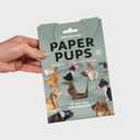 Treayes 3D Origami Paper Cats, 50 Sheets DIY Origami Paper, Stress Relief Art Project Craft Gift for Dog Lovers (Dog Design)