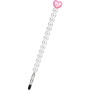 CraftyCrocodile Bracelet Helper Tool with Heart - Fastener Helper Tool for Bracelet, Necklace, Jewelry, Watch - Clip, Clasp Helper - Easy to Put on Yourself, Portable - Pink with Light Pink