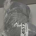 1 MIDDLE ONE Bolster Pillow with Removable Velvet Cover, Round Cylinder Neck Roll Pillow for Head, Back, Leg Support, Decorative Bed and Couch Pillow 16 x 6 Inches (Grey)