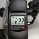 Portable Mini Cycle Bike Foot Pedal Exercise Machine Arm and Leg Recovery Peddler Exerciser Under Desk (Black)