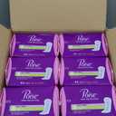 Poise Daily Liners, Incontinence Panty Liners for Bladder Leaks, 2 Drop Very Light Absorbency, Long Length, 264 Count of Pantiliners (6 Packs of 44)