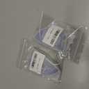 2 x Suitable for BMW Key Fob Cover, Soft TPU Full Protection Key Case for BMW X1 X2 X3 X5 X6 X7 and 2 5 6 7 Series Key Fob Holder, Silver Blue