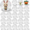 100pcs Claw Machine Balls: 1.26in Clear Vending Machine Capsules Gumball Easter Basket Stuffers for Party Favors DIY