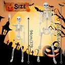 5.4Ft & 3Ft Skeleton for Halloween Decoration