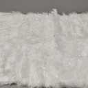 Noahas White Faux Fur Rug,Luxury Fluffy Rugs for Bedroom,2 x 4 Feet Washable Area Rugs,Sheepskin Bedroom Rug,Furry Carpet Small Shag Rug,Soft Throw Rugs for Living Room Decor