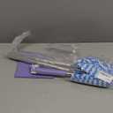 Snap Grip Mini Mop,Convenient Cloth Changing Mini Mop,Retractable Gap Dust Cleaner Flat Mops with Locking Head &Sweeping Cloths,（1mop + 5random Color Rags (Purple)