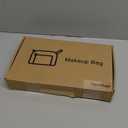 Travel Makeup Bag Women's Large Capacity Cosmetic Portable Organizer Large Opening Waterproof Storage Toiletry Bags Vertical Free-Standing Brush Holder for Easy Access Pink