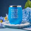 Teacher Nurse Employee Appreciation Gifts, Best Friend Birthday Gifts for Women, Blue Self Care Package Get Well Soon Gift Basket, Unique Mothers Day Gifts for Mom Wife Girlfriend Sister w Blanket