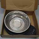 Heated Water Bowl for Dogs & Cats, 100W Heated Pet Bowl Outdoor with 3 Temperature Settings, 12H Timer, BPA-Free&50OZ Removable Stainless Steel Bowl, Anti-Chew Cord for Chickens, Ducks, Birds, Animal