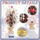 Fall Table Decoration Autumn Maple Leaves Tabletop Ornament Centerpiece for Farmhouse Kitchen Home Celebration Party Decor (2, 4th of July)