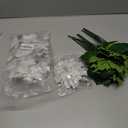 Slive Christmas Artificial Poinsettia Flowers 8Pcs