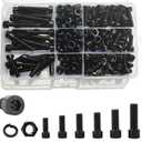 M6 Metric Grade8.8 Carbon Steel Hex Screw, Nut & Spring Washer Assortment Kit  219Piece in Organized Case
