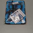 for iPad (A16) 11th/10th Generation 11/10.9 Inch 2025/2022 iPad Case 10th Generation with Pencil Holder, Heavy Duty Shockproof Cover for i Pad 11th/10th Gen, Black Blue