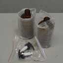 Vivaplex, 2, Large, 16 oz, Empty, Amber Glass Bottles with Black Lotion Pumps