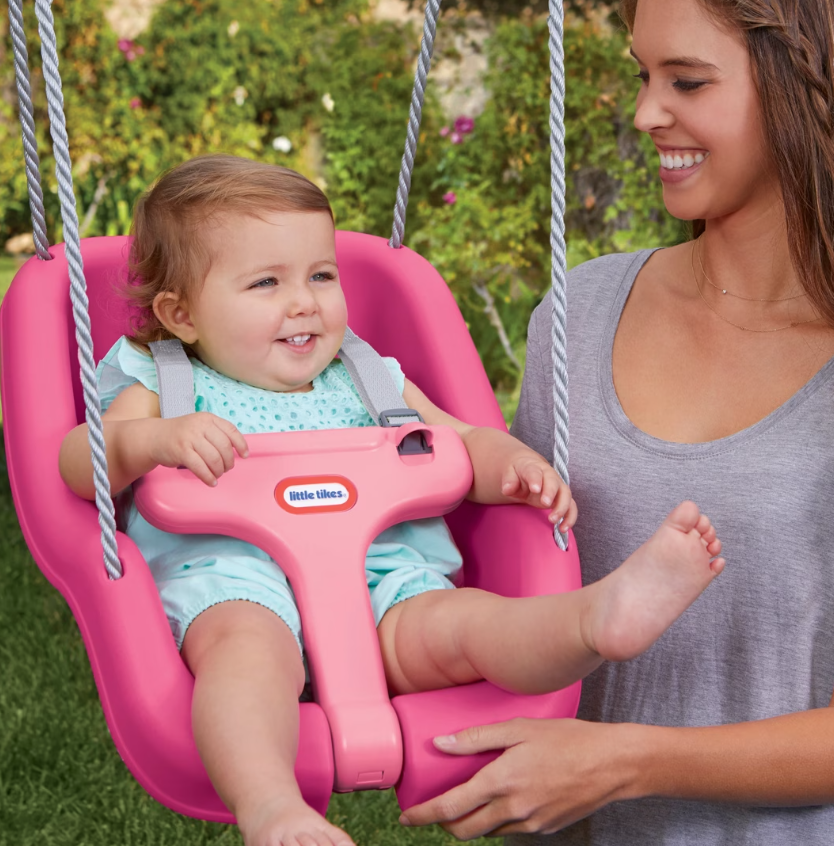 Little Tikes 2-in-1 Snug and Secure Swing - Pink