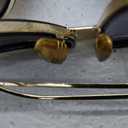 Frienda 3 Pairs Retro Sunglasses for Men Oversized Men Shades Glasses Fashion Alloy Metal Gold Frame Polarized Sun Glasses