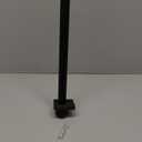 Heavy Duty Curtain Rods,1 1/4" Large Diameter Premium Nonadjustable Curtain Rod,42in/3.5ft Custom Window Treatment Rods with Durable Aluminum Brackets and End Caps,Black Finish