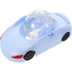 PRETYZOOM Small Quiet Hamster Wheel Exercise Running Wheel 29.5x16.5cm Blue for Gerbils and Small Pets Activity