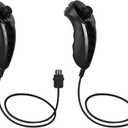 Ankey 2Packs Nunchuck Controller Remote Replacement for Nintendo Nunchuk Wii Wii U Console