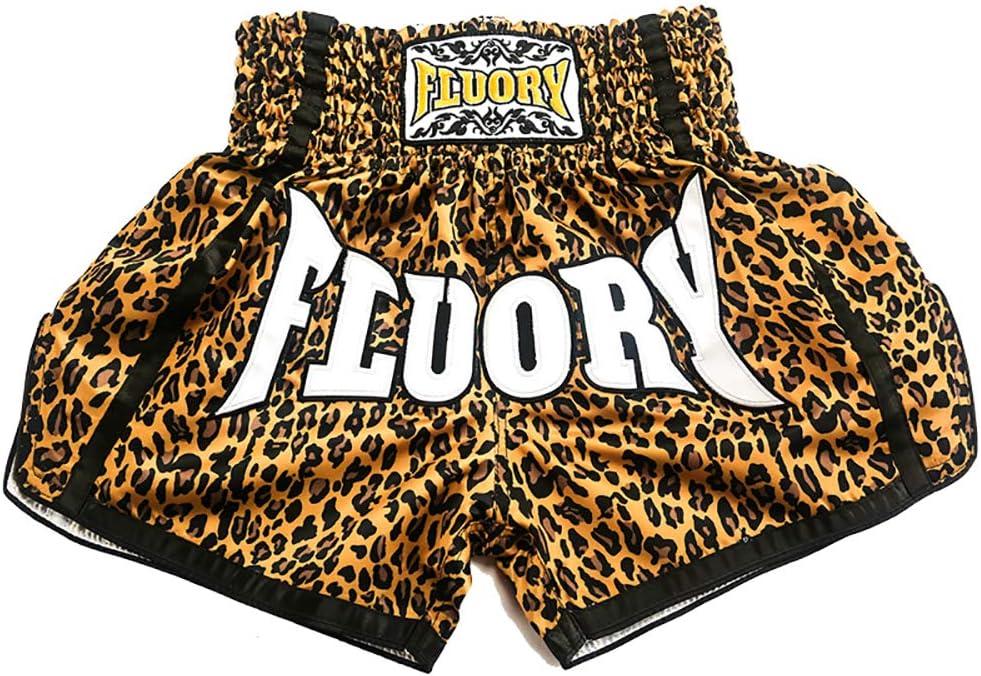 FLUORY Muay Thai Shorts, Boxing Shorts for Men/Women/Kids with Many Colors, Small
