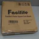 Cork Board Tiles - 8 Packs Adhesive Corkboards for Wall,Small Cork Board Decorations, CorkBoard Squares, Cork Sheet Decorative CorkBoard for Office, School & Home