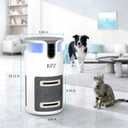 RPZ Smart Air Purifier Pets Large Room HEPA Air Cleaner Cat Dog Homes Filters Pet Hair and Dander Washable Filter WiFi Control Sleep Mode Timer 3 Speeds Quiet Cat Scratcher Fabric Design