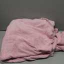 Turkuoise Soft & Absorbent Towel Robe, 100% Cotton Turkish Terry Cloth Kimono Bathrobes for Women, Size XXL, Pink