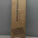 Volleyball Rebounder Net Lacrosse Rebounder Bounce Back Equipment with 5 Adjustable Rebound Angles Ground Stakes Neon Strap for Lacrosse Training and Volley Ball Practice 7x4 ft Color Green