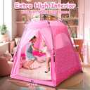 Pop-up Princess Play Tent for Girls: 1-Minute Quick Easy Setup, Large