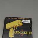 Money Gun ShooterGusil Cash Cannon Bills Gun Make It Rain Toy Gun,Handheld Spary Cash Gun for Game Movies Party Supplies (Gold)