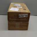 AAAAAcessories D-Shaped Chair Cushions, 2" Thick Dining Chair Pads with Ties and Removable, Machine-Washable Cover, 17" x 16", Set of 8, Black